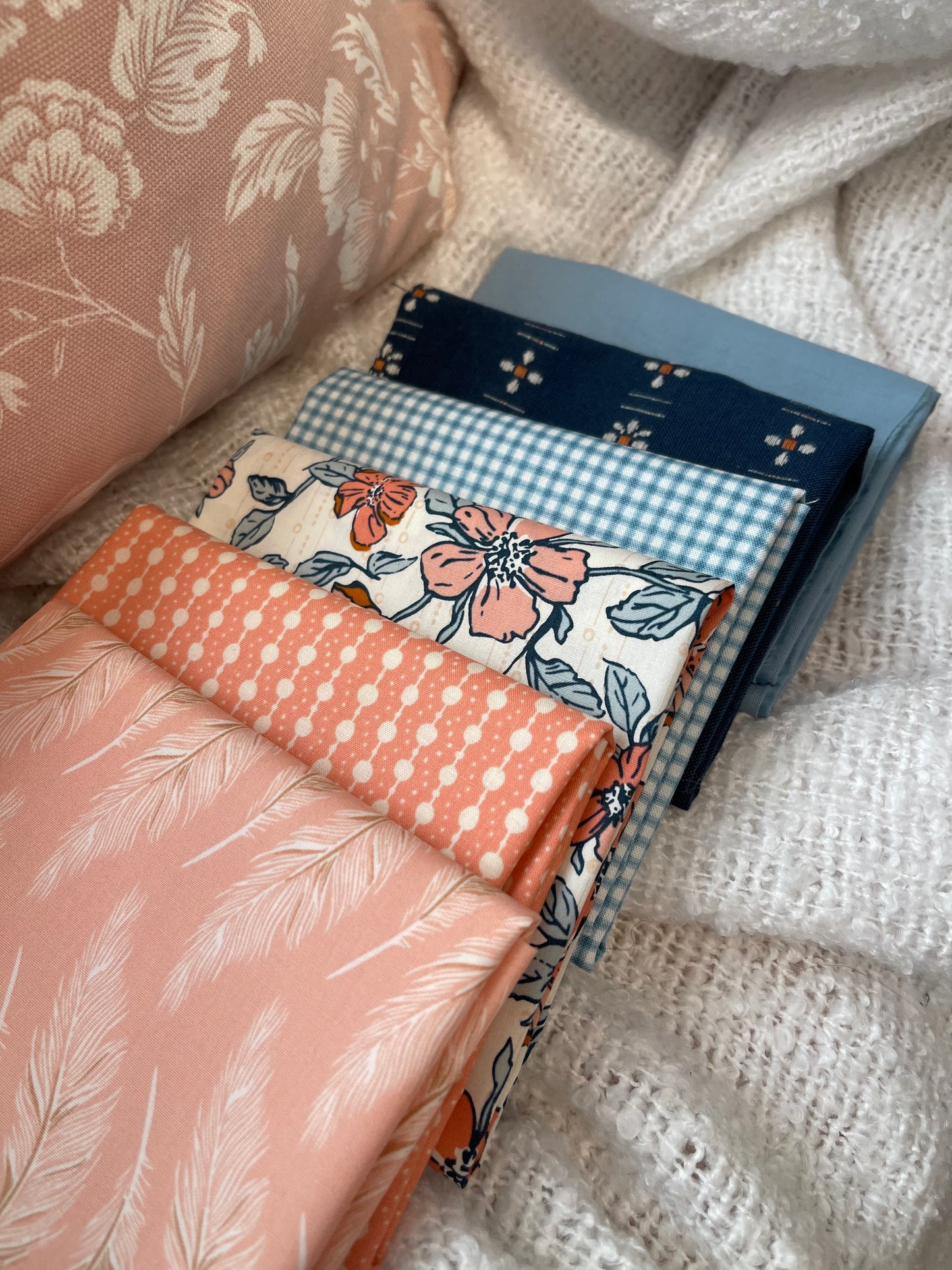 Douceur Printanière - Ensemble de 6 "Fat Quarter" 