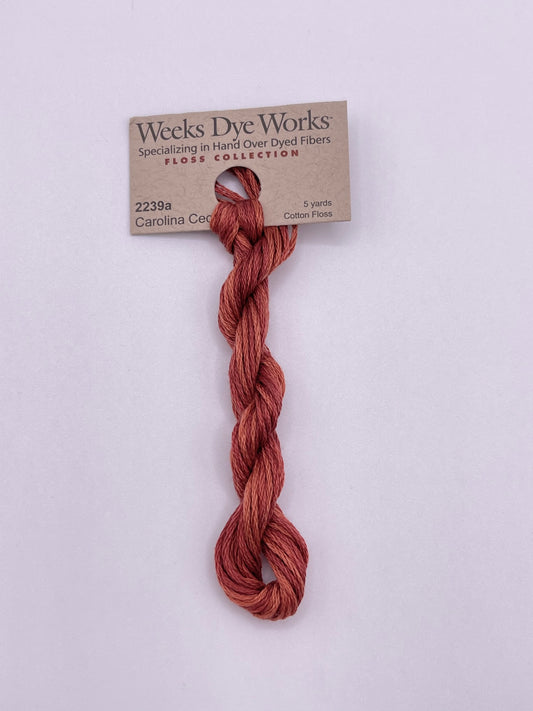 Weeks Dye Works Fil 6 brins (2146-2239a)