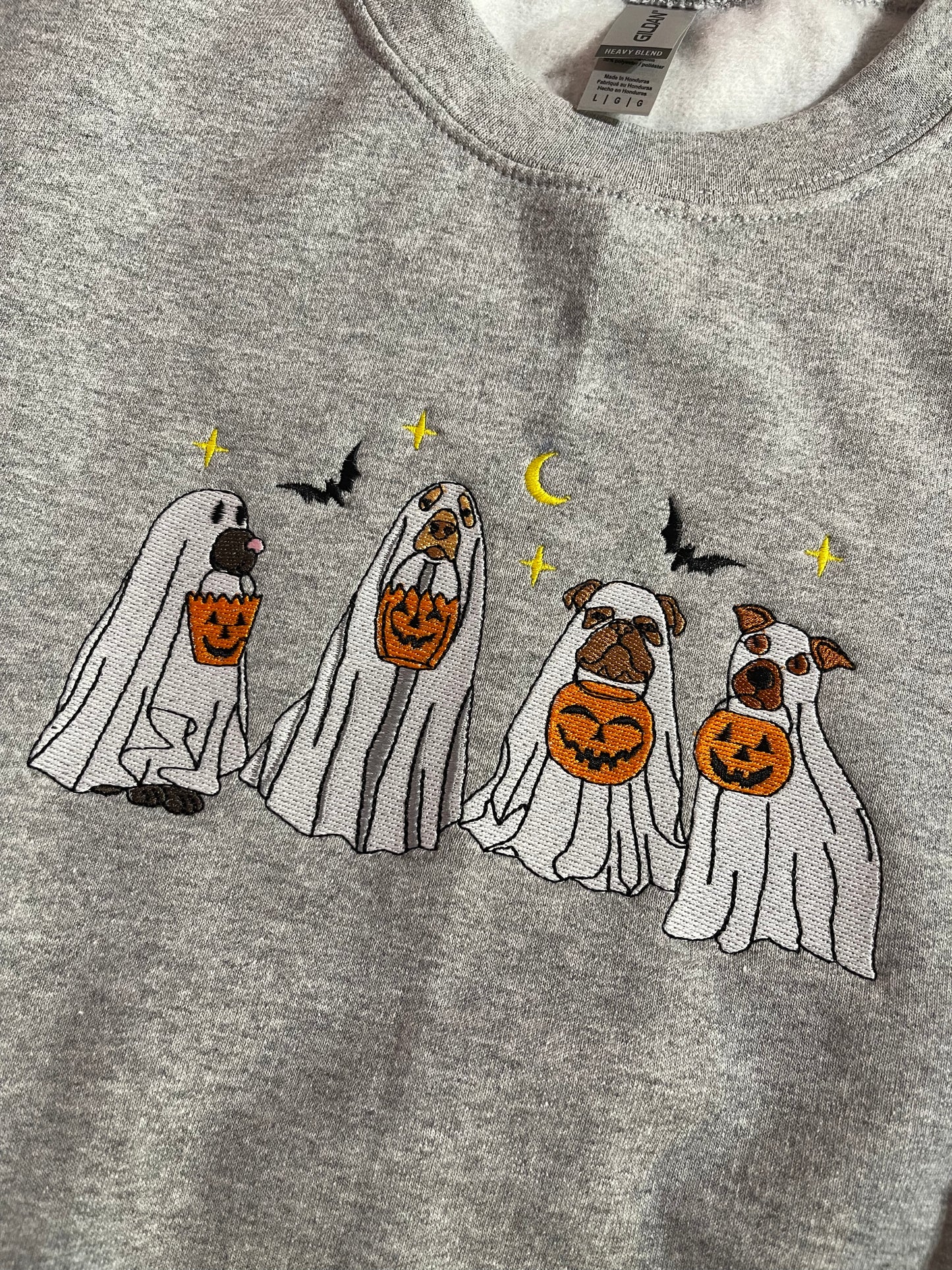 Ghost Dogs - Embroidered Sweatshirt