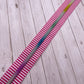 Pink Stripes - Rainbow Zipper Tape # 5 Zipper (1 Meter)