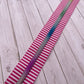 Pink Stripes - Rainbow Zipper Tape # 5 Zipper (1 Meter)