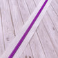 White  - Pink/Purple Zipper Tape # 5 Zipper (1 Meter)