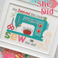 Sew She Did Cross Stitch Pattern - It's Sew Emma