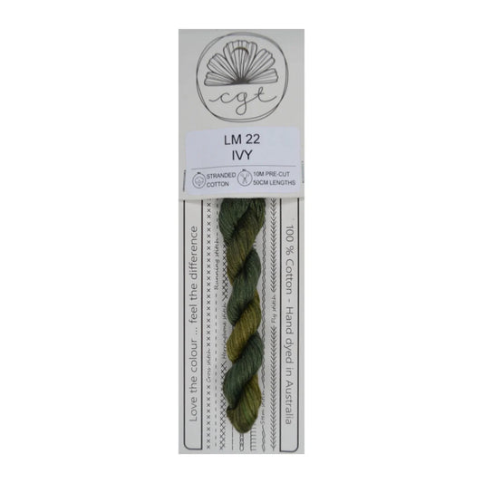 LM22 Ivy  - Pre-cut floss - Cottage Garden Threads