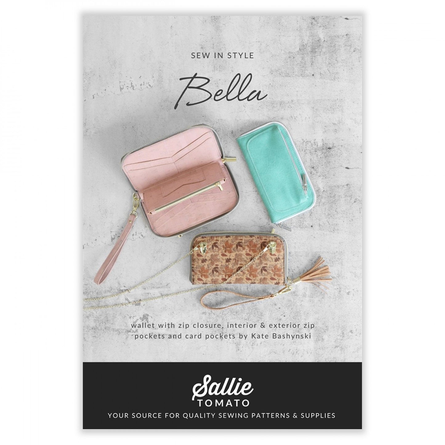 Bella Wallet Pattern - Sallie Tomato Pattern