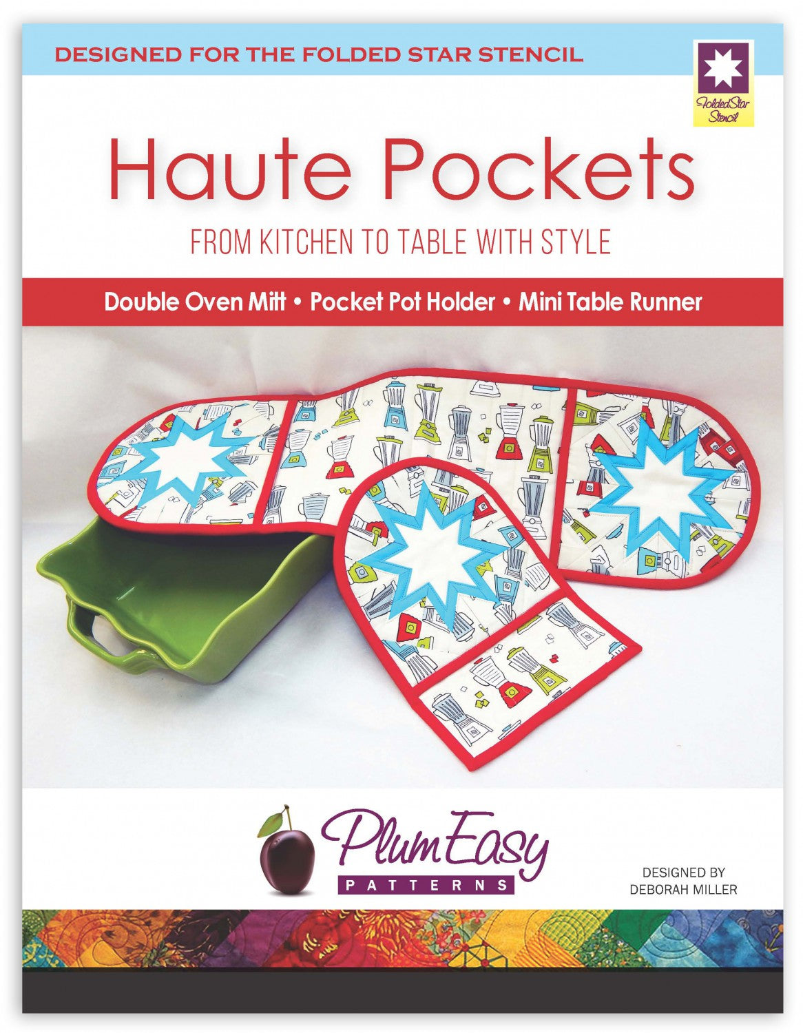 Gant de Four Haute Poches - Prune Easy Patterns