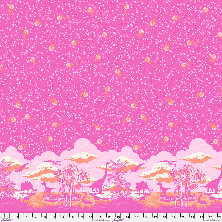 Tula Pink - ROAR! - Meteor Showers (Blush)