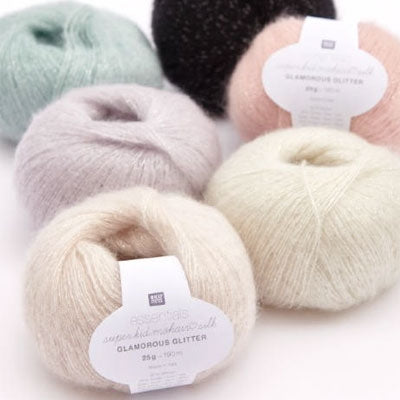 Essentials Superkid Mohair Glamorous Glitter - Rico Yarns