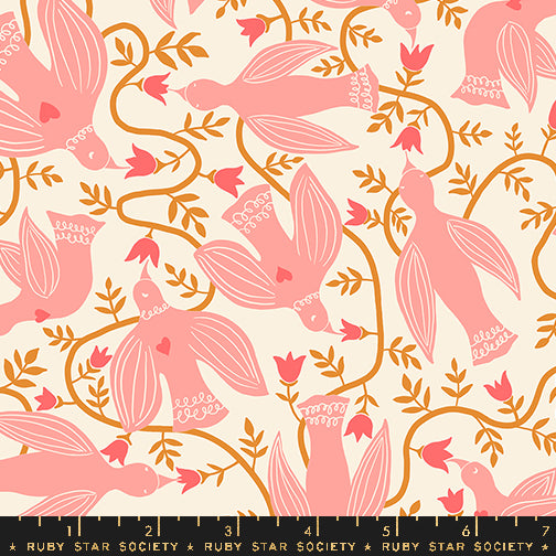 Endpaper - HUMMINGBIRDS | NATURAL  - Ruby Star Society