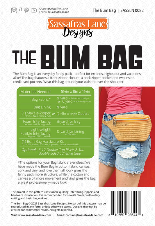 The Bum Bag - Sassafras Lane Deisgns Patron