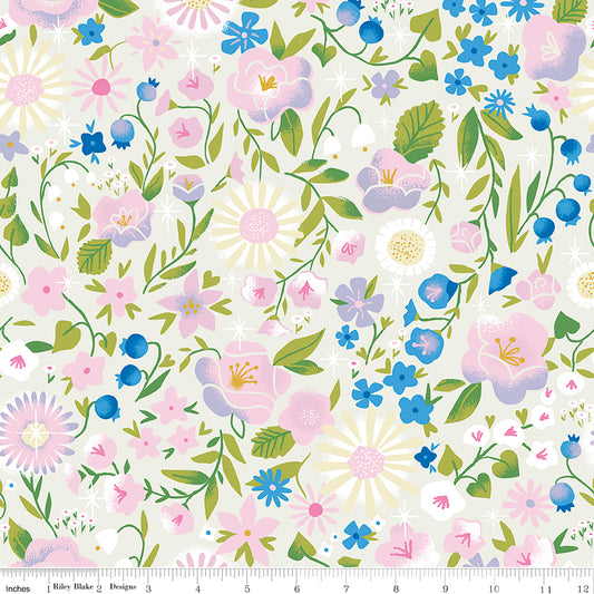 Little Brier Rose - Floral Parchment - Riley Blake Designs