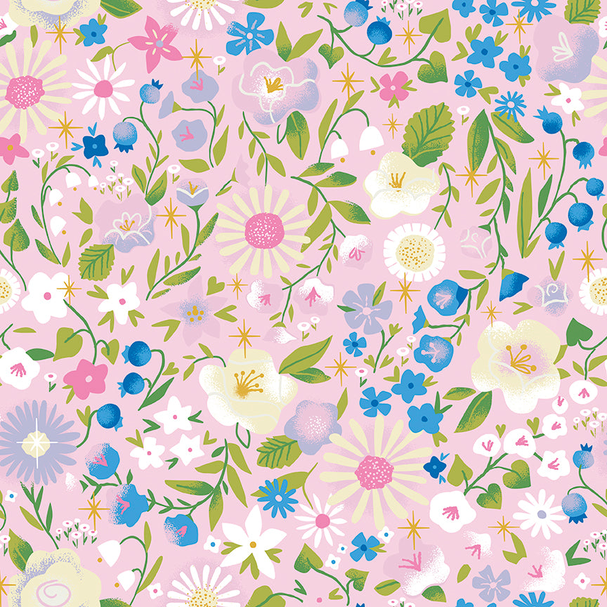 Little Brier Rose - Floral Pink - Riley Blake Designs