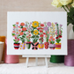 Bloom and Grow Cross Stitch Kit - Caterpillar Cross Stitch