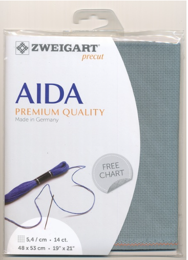 Zweigart AIDA 14CT - 594 Dark Grey