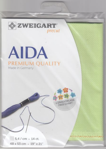 Zweigart AIDA 14CT - 6122 Vert Lime