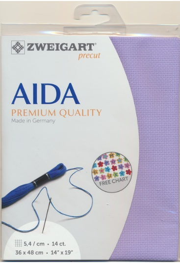 Zweigart AIDA 14CT - 5120 Purple