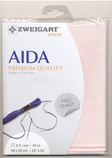 Zweigart AIDA 14CT - 5120 Rose