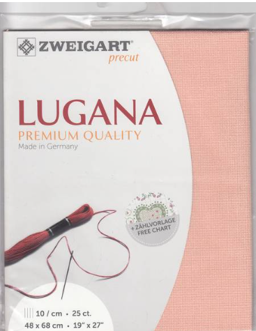 Zweigart Lugana 25 ct - 403 Pêche