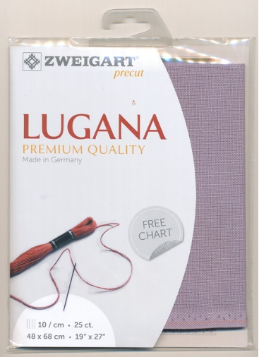 Zweigart Lugana 25 ct - 5046 Mauve