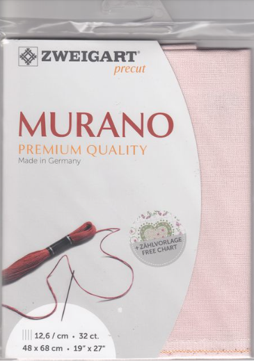 Zweigart Lugana (Murano) 32 ct - 4115 Light Peach