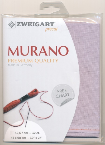 Zweigart Lugana (Murano) 32 ct - 558 Mauve