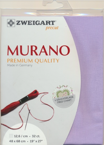 Zweigart Lugana (Murano) 32 ct - 5120 Mauve