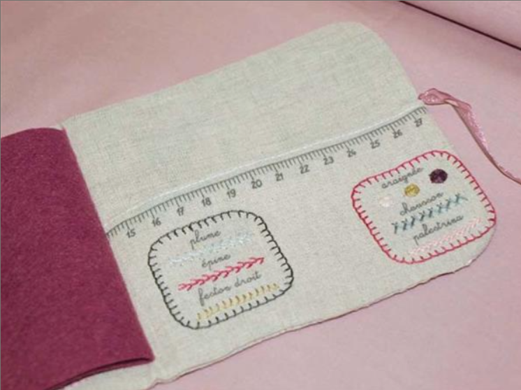 Travaux de Dames - Kit broderie - Un chat dans l'aiguille