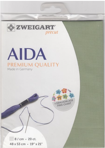 Zweigart AIDA 20CT - 6016 Vert