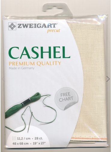 Zweigart Cashel 25 ct - 222 Ivoire