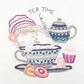 Tea time pour Salomé - Kit Broderie - Un chat dans l'aiguille