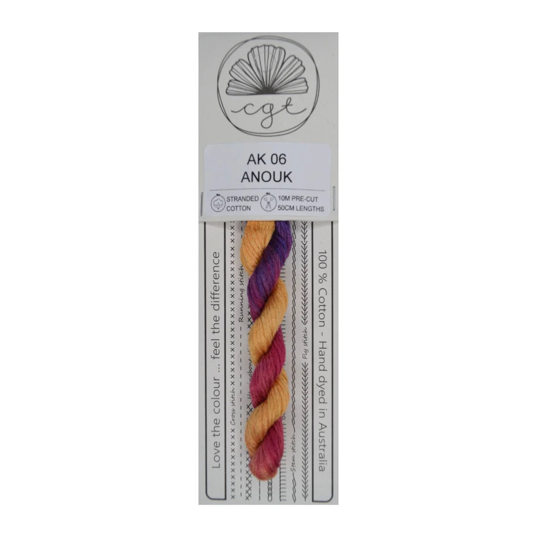 AK06 Anouk - Fils à broder pré-coupés Mouliné - Cottage Garden Threads