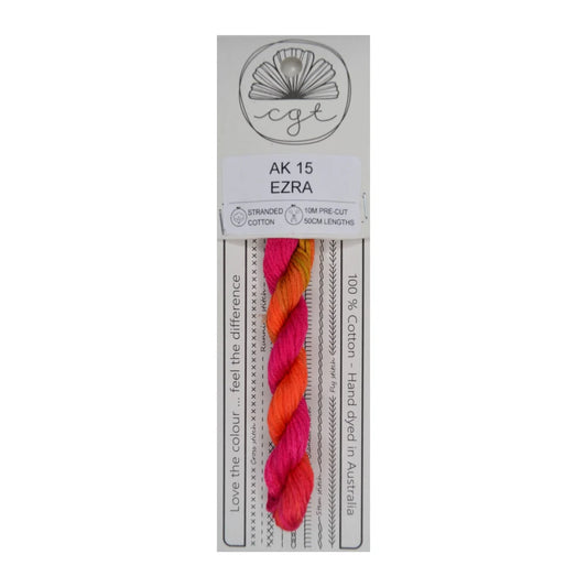 AK15 Ezra - Fils à broder pré-coupés Mouliné - Cottage Garden Threads