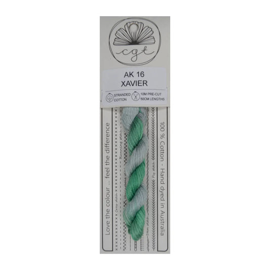 AK16 Xavier - Pre-cut floss - Cottage Garden Threads