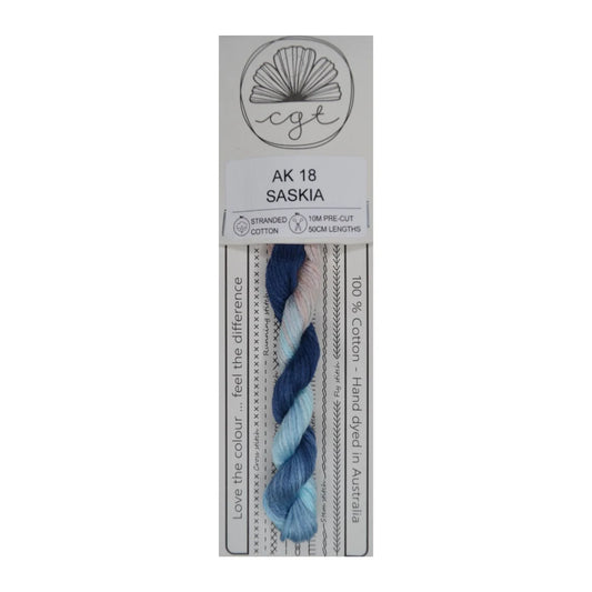 AK18 Saskia - Fils à broder pré-coupés Mouliné - Cottage Garden Threads