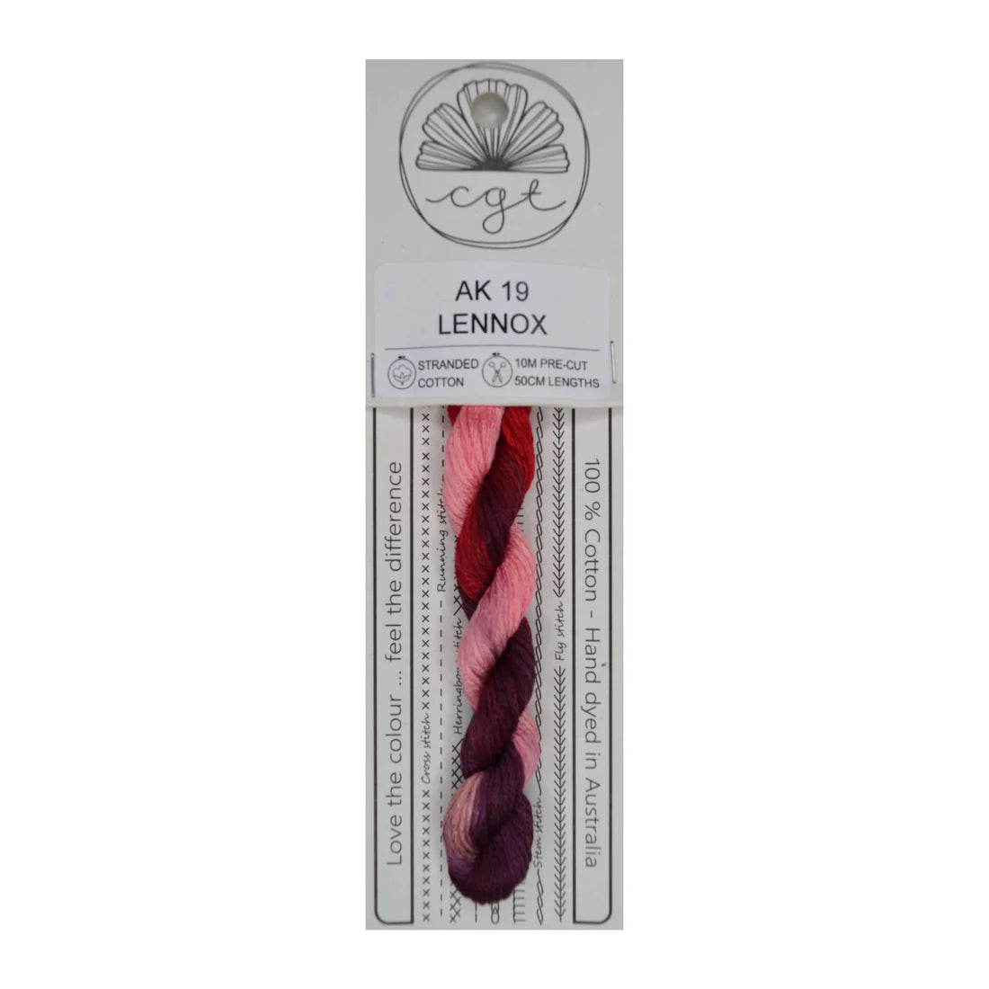 AK19 Lennox - Pre-cut floss - Cottage Garden Threads