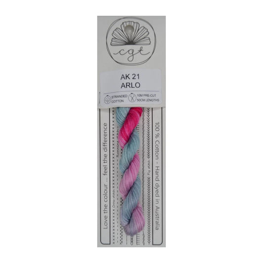 AK21 Arlo - Fils à broder pré-coupés Mouliné - Cottage Garden Threads