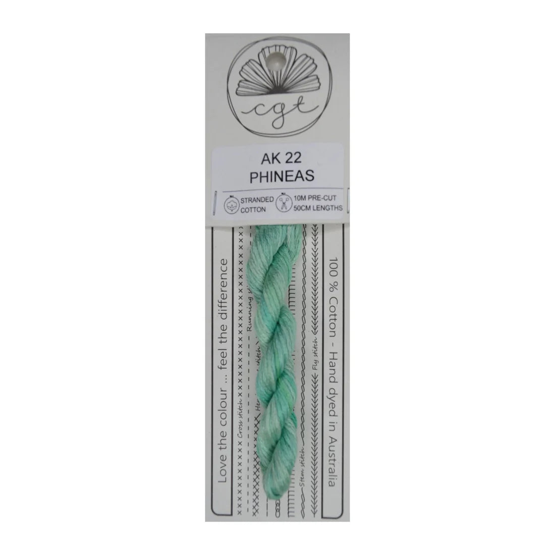 AK22 Phineas - Pre-cut floss - Cottage Garden Threads