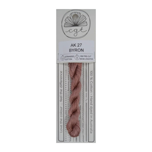 AK27 Byron - Pre-cut floss - Cottage Garden Threads