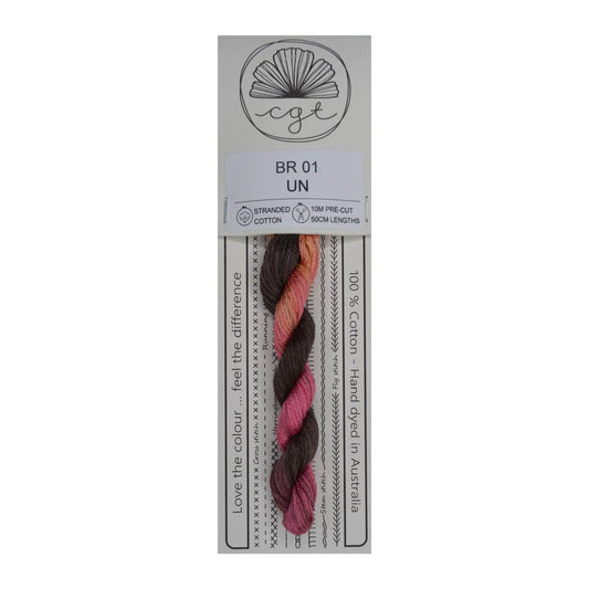 BR01 Un - Pre-cut floss - Cottage Garden Threads