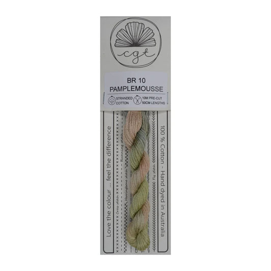 BR10 Pamplemousse - Fils à broder pré-coupés Mouliné - Cottage Garden Threads