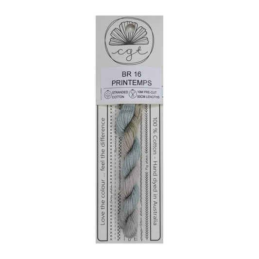 BR16 Printemps - Pre-cut floss - Cottage Garden Threads