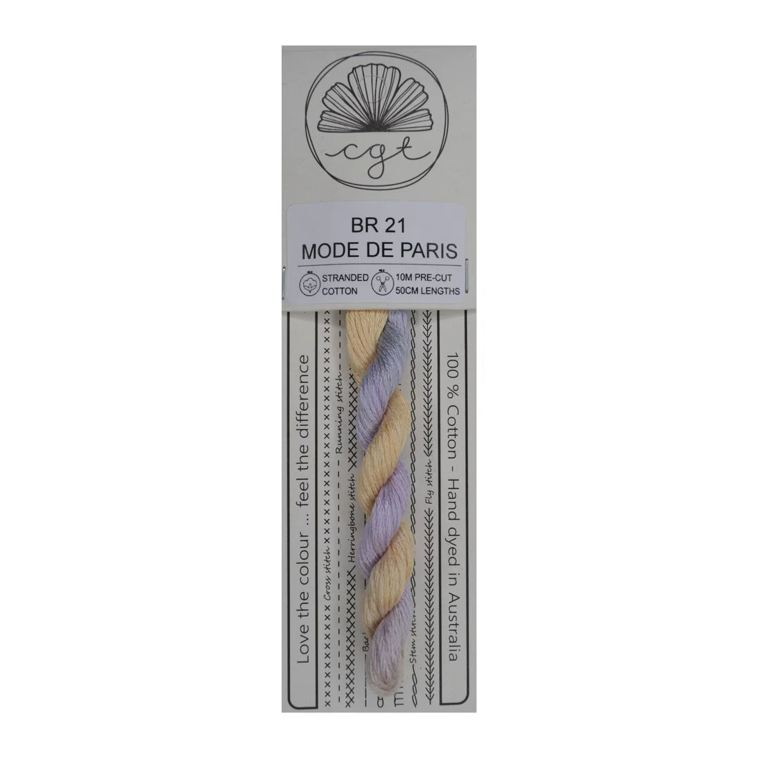 BR21 Mode De Paris - Pre-cut floss - Cottage Garden Threads