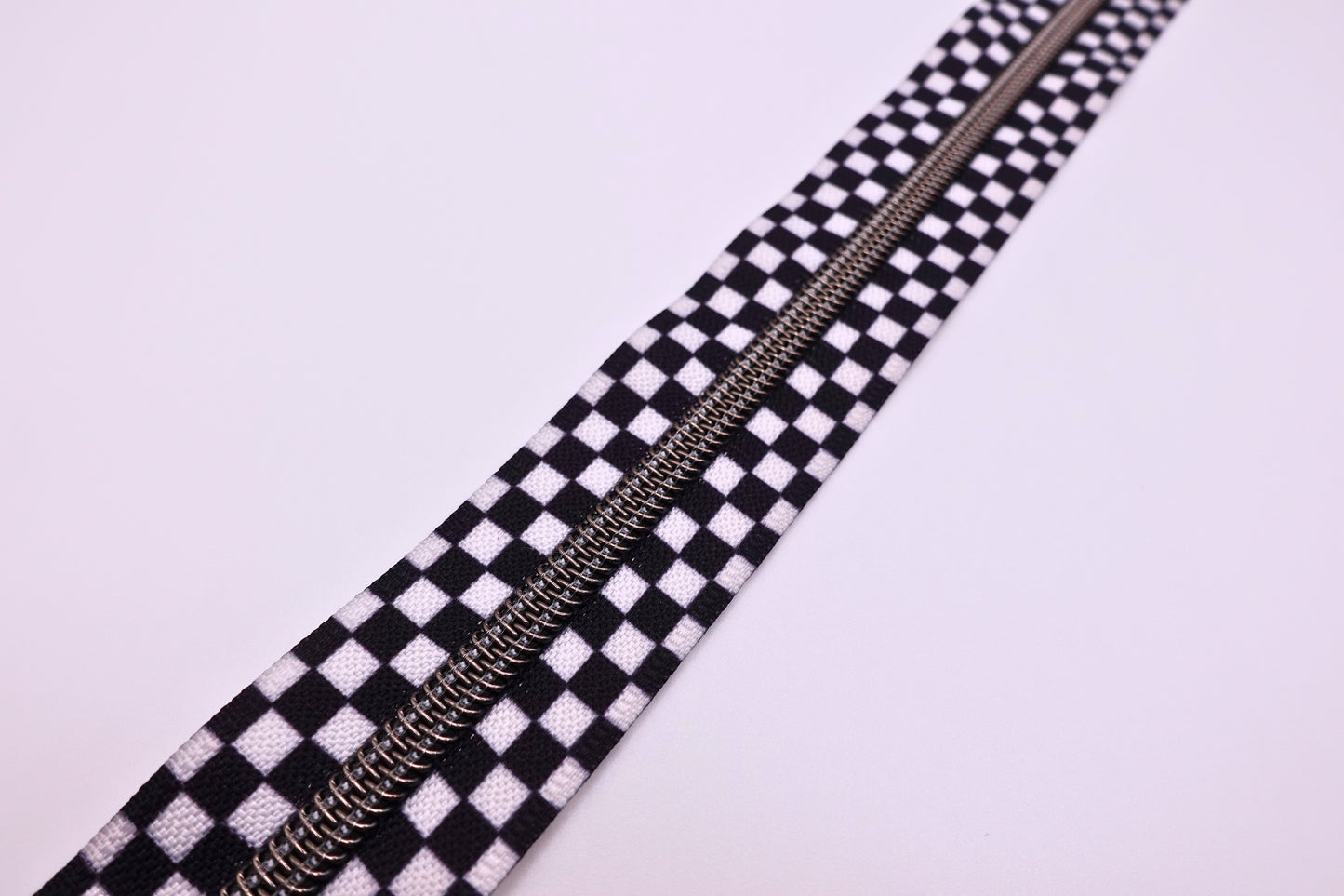 Checkerboard Zipper Tape # 5 Zipper (1 Meter)