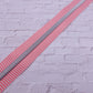 Pink Striped Zipper Tape # 5 Zipper (1 Meter)