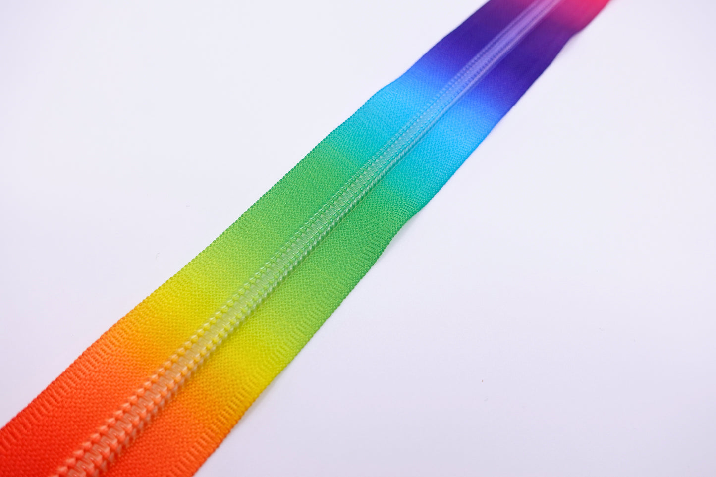 Regular Rainbow Printed Zipper Tape # 5 Zipper (1 Meter)