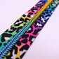 Rainbow Cheetah Zipper Tape #5 Zipper (1 Meter)