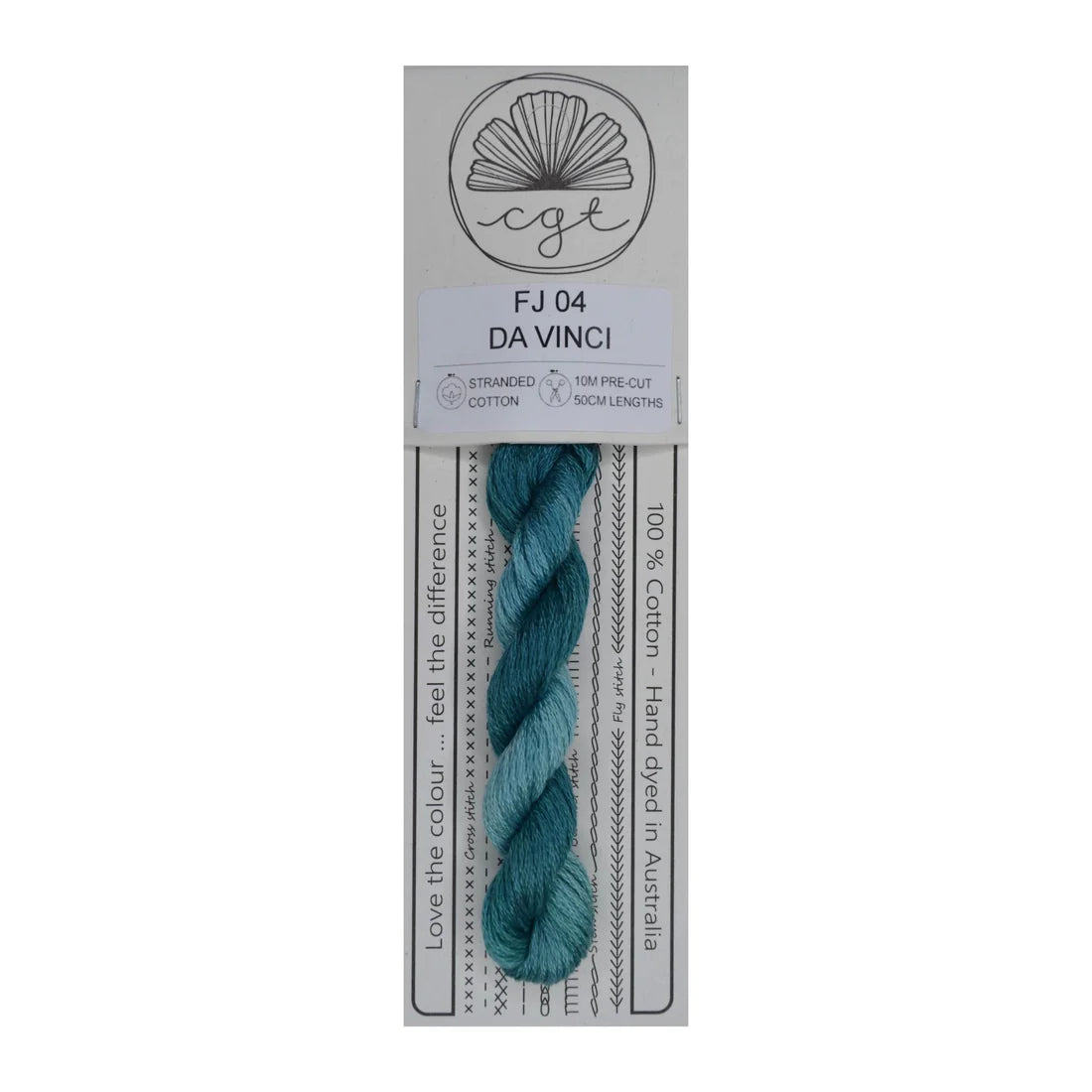 FJ04 Da Vinci - Pre-cut floss - Cottage Garden Threads