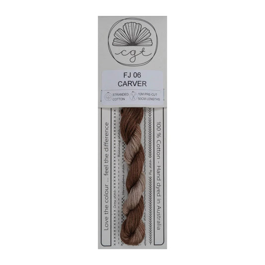 FJ06 Carver - Pre-cut floss - Cottage Garden Threads