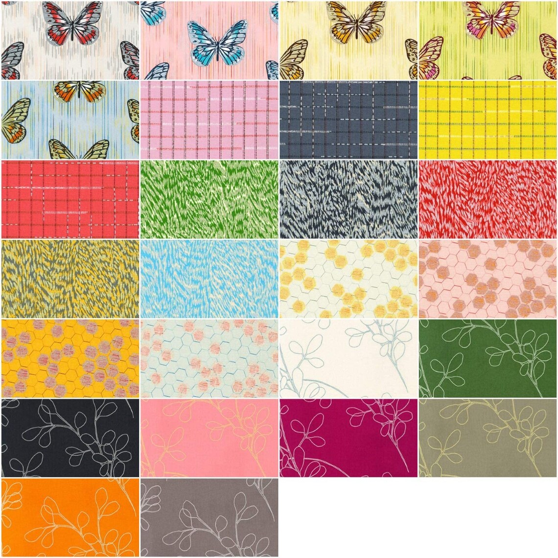 Ensemble Fat Quarter Whole Collection - Spring Shimmer - Robert Kaufman