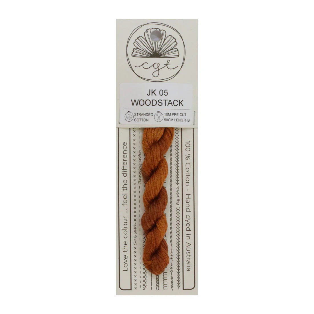 JK05 Woodstack - Pre-cut floss - Cottage Garden Threads